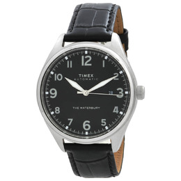 Timex TW2T69600zv Mens Waterbury Traditional Automatic Black Dial Watch