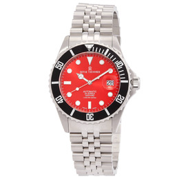 Revue Thommen Diver Automatic Red Dial Mens Watch 17571.2238