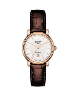 Автоматические часы Carson Premium, 30 мм Tissot, цвет Brown 3359841 | white/brown
