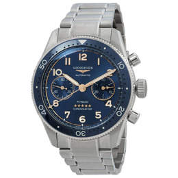 Longines Spirit Flyback Chronograph Automatic Blue Dial Mens Watch L3.821.4.93.6
