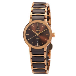 Rado Centrix Automatic Brown Dial Ladies Watch Model r30183302