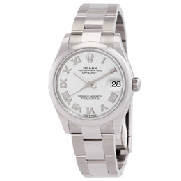 Rolex Datejust 31 Stainless Steel Oyster White Dial Ladies Watch