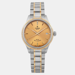 Tudor Gold 18k Yellow Gold Steel Style 12303-0001 Automatic Women's Wristwatch