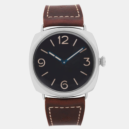 Panerai Black Stainless Steel Radiomir PAM00721 Manual Winding Men's Wristwatch 47 mm 1099314