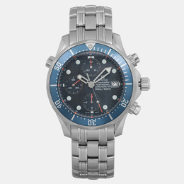 Omega Blue Stainless Steel Seamaster Diver 2599.80 Automatic Men's Wristwatch 42 mm 1099266