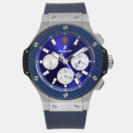 Hublot Blue Stainless Steel Big Bang Chelsea Football Club 301.SY.7129.LR.CFC17 Automatic Men's Wristwatch 44 mm 1099251