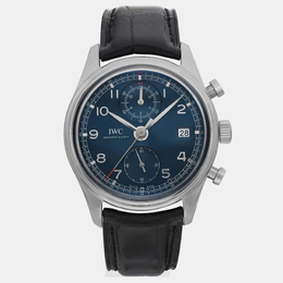 IWC Portuguese Watch IW390406, Blue Dial, Stainless Steel Case 42mm Men's Automatic Reference: Article No 1099341