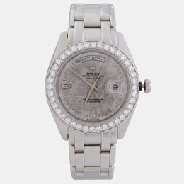 Rolex Day-Date Meteorit Diamond Platinum 39mm Automatic Watch Model 1099277