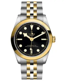 Authentic Tudor Black Bay 31 S&G M79603-0001 - Women's Automatic Yellow Gold and Steel Dial Watch