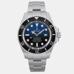 Rolex Sea-Dweller Deepsea 116660, Black/Blue PVD Stainless Steel, Unidirectional Bezel