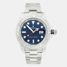 Rolex Yacht-Master Reference 116622, Men's Automatic Blue Dial Stainless Steel Chronograph Watch - Stock No: 1099189