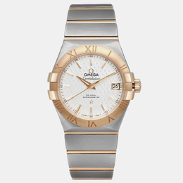 Women's Omega Constellation Automatic Stainless Steel Watch 18K Gold Dial Model: 1099193