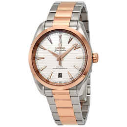Omega Seamaster Aqua Terra Automatic Chronometer Silver Dial Mens Watch 220.20.38.20.02.001