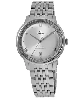 Omega De Ville Prestige Co-Axial Master Chronometer 40mm Silver Dial Steel Men's Watch 434.10.40.20.02.001