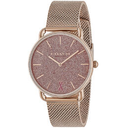 Quartz Ladies Watch Breast Cancer Awareness by Coach Elliot - 14504212