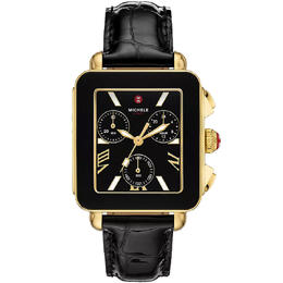 Michele Deco Sport Black Dial Ladies Watch MWW06K000070