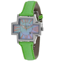 Locman Italy Plus Mother of Pearl Dial Ladies Watch 181MOPGR/GR KS
