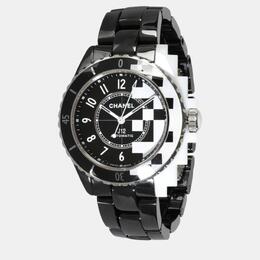 Chanel Black Ceramic J12 H7988 Automatic Women's Wristwatch 38 mm 1101176