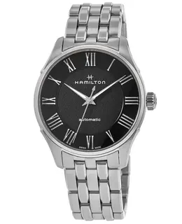 HAMILTON JAZZMASTER AUTO BLACK DIAL STAINLESS STEEL H42535130