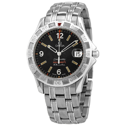 Pre-owned Omega Seamaster Quartz Black Dial Mens Watch Ref 2516.5