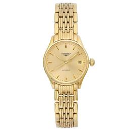 Pre-owned Longines Lyre Champagne Dial Ladies Watch Article: L4.360.2.32.8