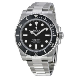 Rolex Submariner Automatic Black Dial Mens Watch Model 124060 Variations: M114060