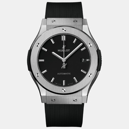 Hublot Black Titanium Classic Fusion Men's Wristwatch 45 mm 1102839