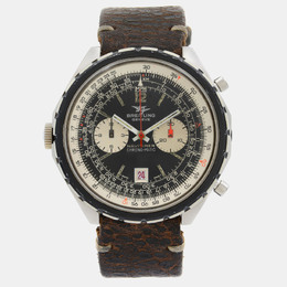 Vintage Breitling Navitimer Chrono-Matic Black And White Dial Men's Watch 1806 (Article No. 1102989)