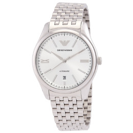 Emporio Armani Automatic Silver Dial Mens Watch AR60076