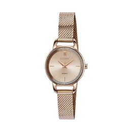 Женские часы Citizen с сеткой из нержавеющей стали цвета розового золота - EZ7003-51X, цвет Rose Tone 53001149 | rose tone