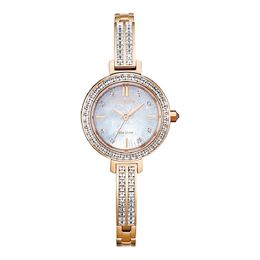Женские часы Citizen Eco-Drive с кристаллами-браслетом — EM0863-53D, цвет Two Tone 61141859 | two tone
