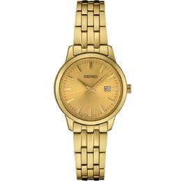 Женские часы Seiko Essential с циферблатом цвета шампанского — SUR444, золотой 49766021 | gold