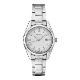 Женские часы Seiko Essentials из нержавеющей стали — SUR633, цвет Silver Tone 46100464 | silver tone