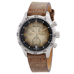 Mathey-Tissot Type 21 Chronograph Brown Dial Mens Watch h1821chalm