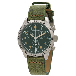 Mathey-Tissot Type 21 Chronograph Green Dial Mens Watch h1821chalv
