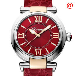 Chopard Imperiale Automatic Chronometer Red Dial Ladies Watch 388563 6016