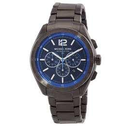 MK9178 Michael Kors Men's Accelerator 2.0 Chronograph Quartz Blue Dial Gunmetal Stainless Steel Watch