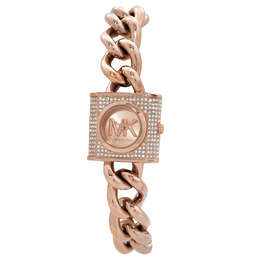 Michael Kors MK4827 Elegant Ladies' Watch with Crystal Rose Gold Dial and Swarovski Crystals