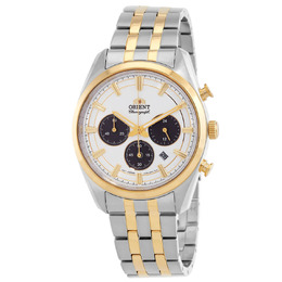 Orient Contemporary Chronograph White Dial Mens Watch RATX0302S10B