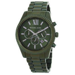 Michael Kors Men's Watch mk9166, Chronograph Quartz Green Dial