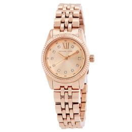 Michael Kors Women's Quartz Analog Watch, Rose Gold Dial