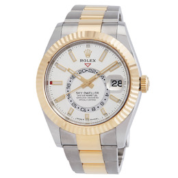 Rolex Sky-Dweller 336933-0005 GMT Automatic Chronometer White Dial Mens Watch