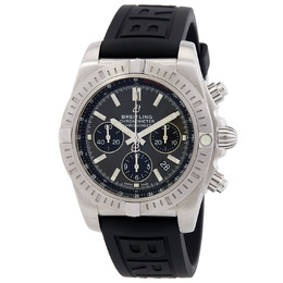 Pre-owned Breitling Chronomat B01 Automatic Grey Dial Mens Chronograph Watch AB0115101F1P2