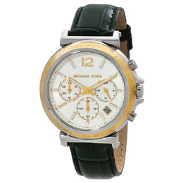 Michael Kors Maren Chronograph Quartz White Dial Ladies Watch MK7498