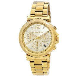Michael Kors Maren Chronograph Watch MK7493 Gold Dial
