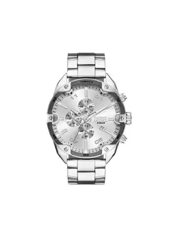 Diesel Spiked Chronograph - 49mm Stainless Steel Round Arabic Dial with Baton Hands