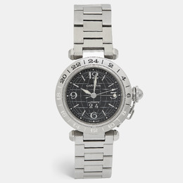 Cartier Pasha De Cartier W31049M7 Unisex Stainless Steel Chronograph Watch 35mm