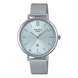 Часы analog 'silver' Casio, серебряный she-4539 | silver/ sheer blue
