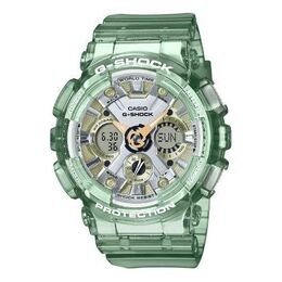 Часы g-shock digital-analog 'transparent green' Casio, зеленый gma-s120gs-3a | transparent green/silver