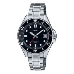 Часы analog 'silver' Casio, серебряный mdv-10d-1a1v | silver/black